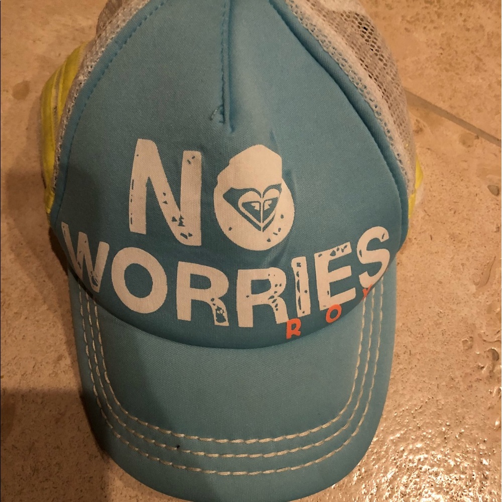 Roxy no worries light blue hat